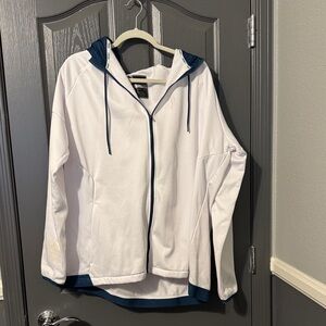 AND1 White Hoodie 3XL